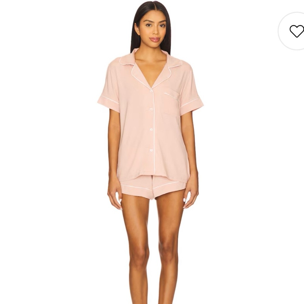 Eberjey Peach Short PJ Set